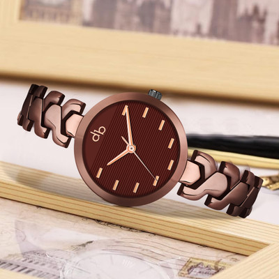 Dressberry DB-017-Brown Analog Watch  - For Women