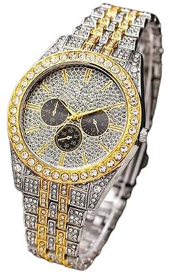 elivor SkeletonRound ELIVOR Men's Designer Analog Watch | Gold Fashion Timepiece Analog Watch  - For Men