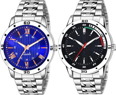 MAHAKAPI Fast Selling Premium Steel Strap Combo For Men Analog Watch  - For Men