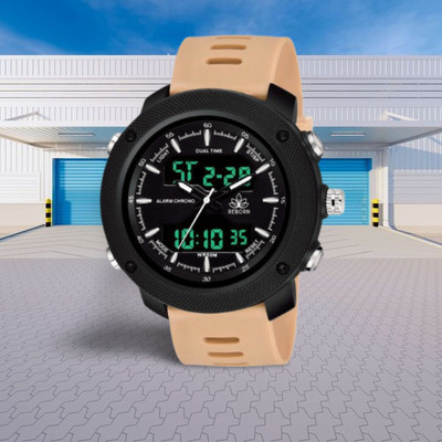 BARASTI 9064 DUAL TIME Analog-Digital Watch  - For Men