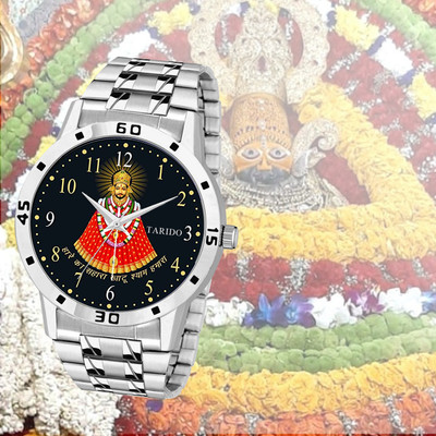 Tarido Hare Ka Sahara Khatu Shyam Hamara Trending Day & Date Functioning for Boys Analog Watch - For Men Analog Watch  - For Men