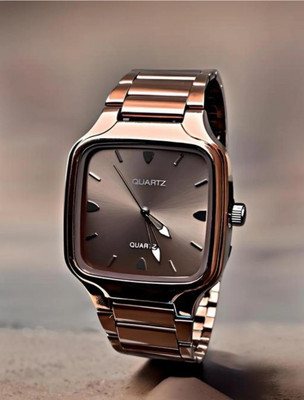 RS TRADER CO LUXURY FASHION PREMIUME BROWN DIAL STAINLESS STEEL BROWN CHAIN LUXURY FASHION PREMIUME BROWN DIAL STAINLESS STEEL BROWN CHAIN Analog Watch  - For Men & Women