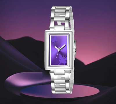 MAHAKAPI Floral Butterflyy Pinky Dial Party-Wedding Floral Butterflyy Pinky Dial Party-Wedding Analog Watch  - For Girls