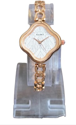 Aglance AG 2701 ROSE GOLD DESIGNER DIAL WITH NEW SHAPE WATCH FOR WOMEN & GIRLS AG 2701 ROSE GOLD DESIGNER DIAL WITH NEW SHAPE WATCH FOR WOMEN & GIRLS Analog Watch  - For Women