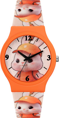BIANCHET Unique Designer Dial Slim Rubber Belt Unique Designer Dial Slim Rubber Belt Analog Watch  - For Boys & Girls