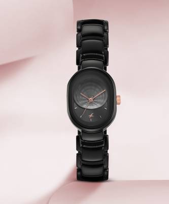 Fastrack ladies clearance watch black chain