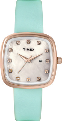 TIMEX Mother of Pearl Natural Dial Analog Watch  - For Women
