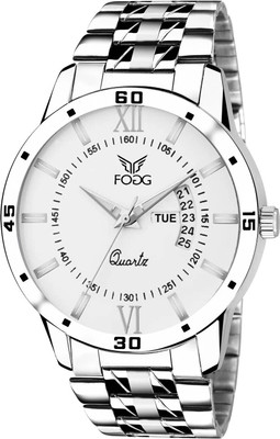 FOGG 2047-WH 2047-WH Working Day and Date Analog Watch  - For Men