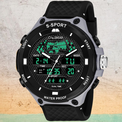 otage LED Multifunction Watches Analog-Digital Watch  - For Men