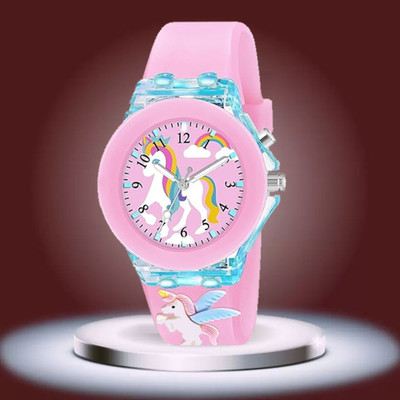 Quano 3D Unicorn Cartoon Analog Watch with LED Luminous 7 Multicolour Glowing Light 3D Unicorn Cartoon Analog Watch with LED Luminous 7 Multicolour Glowing Light Analog Watch - For Boys & Girls Quano 3D Unicorn Cartoon Analog Watch with LED Luminous 7 Multicolour Glowing Light 3D Unicorn Cartoon Analog Watch with LED Luminous 7 Multicolour Glowing Light Analog Watch - For Boys & Girls