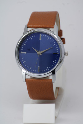 ZANZEER Attractive dial Boys Premium Leather Belt Silver Cash Attractive dial Boys Premium Leather Belt Silver Cash Analog Watch  - For Men