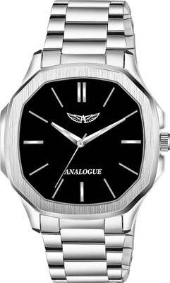 ANALOGUE Hexa Series | Adjustable Stainless Steel Strap | 3D Cut Glass | Boys Hexa Series | Adjustable Stainless Steel Strap | 3D Cut Glass | Boys Analog Watch  - For Men