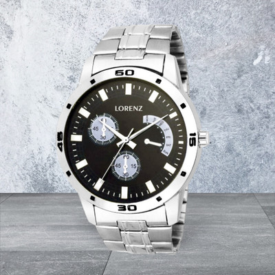 LORENZ MK-1011A LORENZ 1011A X3 Black dial Men's Watch Analog Watch  - For Men