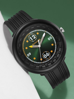 SONATA 77121PP01W F1 plastics Analog Watch  - For Men
