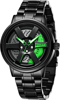 AquaBliss Wheel Watch Rotating Spinning Watch Analog Watch  - For Men