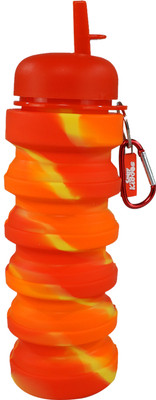 smily kiddos Silicone water Bottle 500 ml(Red)