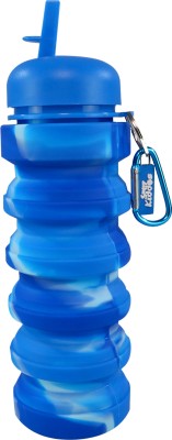 smily kiddos Silicone water Bottle 500 ml(Blue)