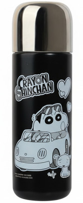 RVCTRENDZ Shinchan Cartoon Stylish Kids Water Bottle Vaccum Stainless Steel, 500 ml 500 ml Water Bottle(Set of 1, Black)