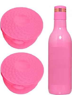 Shahoor STANDARD 250 ml Water Bottles(Set of 3, Pink)