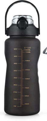 Chaudhary Water bottle 2000 ml Water Bottle(Set of 1, Black)