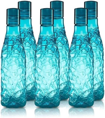 harkhanifabric Flipkart SmartBuy Antic Bottle Fridge, for Home Office Gym School Boy, 1000 ml Water Bottles(Set of 6, Blue)