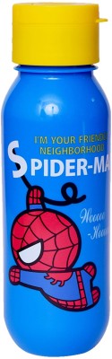 Gluman Claro Mini Spiderman Frozen Cartoon Character Spout Lid 500ml Bottle (Pack of 2) 500 ml Water Bottles(Set of 2, Blue, Yellow)