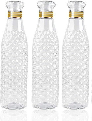 World Gift Mart 1000 ml Plastic Bottle(Pack of 3, Clear)