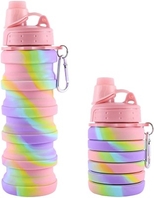 radhey preet Opaque 500 ml Water Bottle(Set of 1, Multicolor)