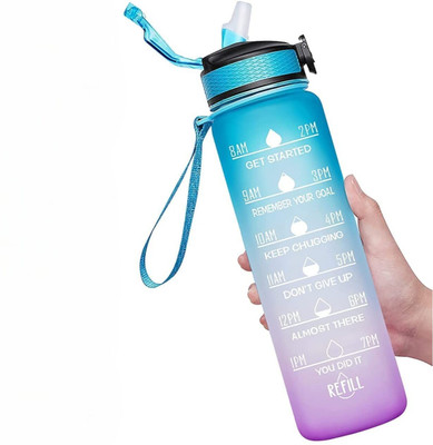 FINIFAB 1000 ml Plastic, Silicone Sipper(Pack of 1, Multicolor)