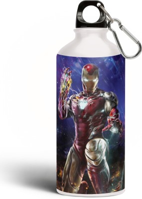 maitra Iron Man Printed Aluminium Water Bottle, Iron Man Sipper, Bottle Iron Man_24 750 ml Water Bottle(Set of 1, Multicolor)