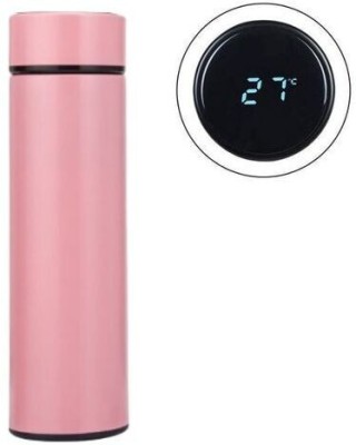 Onkaar TEMP DISPLAY WATER BOTTLE BOYS GIRLS 500 ml(Pink)