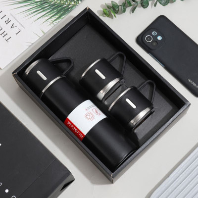 kanha craft Vaccum Flask set of 4 Stainless steel 500ml 500 ml Water Bottle(Set of 1, Multicolor)