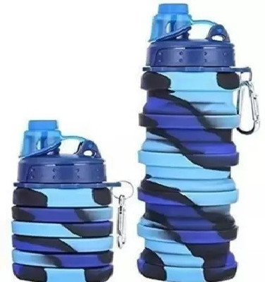 VIHAAN Expandable water bottle/Blue 500 ml(Blue)