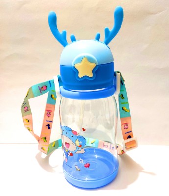 payal enterprises Kids Water Bottle, Deer Sipper Bottle, - 550 ML (Beautiful Unicorn) -1 Random PC 550 ml Water Bottle(Set of 1, Blue, Dark Blue, Green)