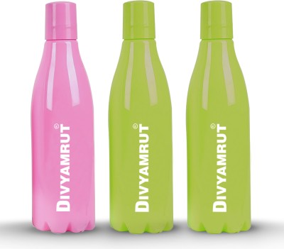 DIVYAMRUT PINK & GREEN 2 3000 ml Water Bottles(Set of 3, Pink, Green, Green)