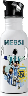 Trendblend Messi Stylish Printed Sipper Sublimation Water Bottle 750 ml Water Bottle(Set of 1, White)