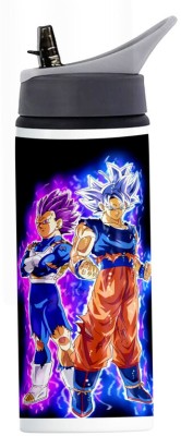 Printwala Dragon Ball Z Printed Bottle Dragon Ball Z Sipper Water Bottle(GCS-60) 600 ml Water Bottle(Set of 1, Multicolor)