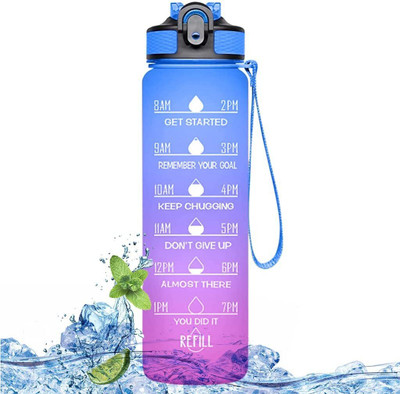 SBTs 1000 ml Tritan Sipper(Pack of 1, Blue)