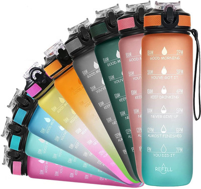 JK Plast 1000 ml Tritan Bottle(Pack of 1, Multicolor)