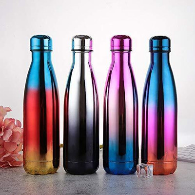 Isotope RAINBOW WATER BOTTLE 500 ml Water Bottle(Set of 1, Multicolor)