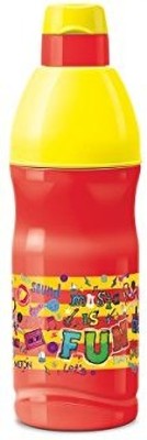 MILTON Kool Buddy 600 Plastic School Bottle 600 ml Water Bottle(Set of 1, Red)