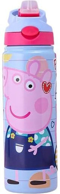 striders Peppa Pig Kids Stainless Steel Insulated Water Bottle – Leak-Proof BPA-Free 500 ml(Multicolor)