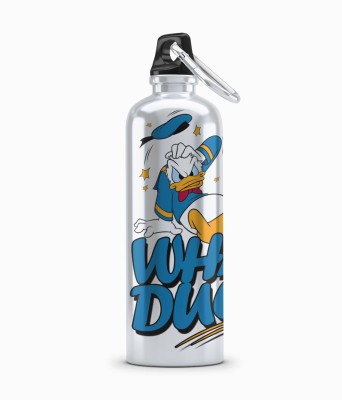 Macmerise What The Duck 750 ml Water Bottle(Set of 1, Silver)