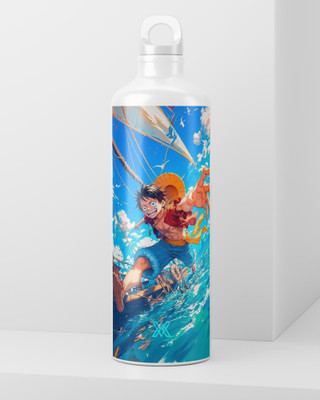 CHHAP CREATIONS LUFFY 750 ml Water Bottle(Set of 1, White)