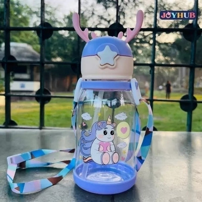 MHAX Rabbit Kids Water Bottle_ 650 ml Water Bottle 650 ml Water Bottle(Set of 1, Multicolor)