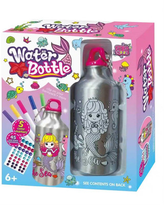 N.A.R VENTURES Perfect for School Students 500 ml Water Bottle(Set of 1, Silver)