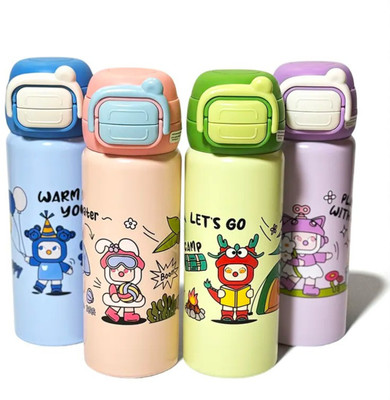Elecart Water Bottle 500 ml Water Bottle(Set of 1, Multicolor)