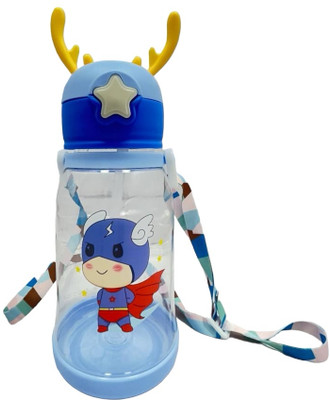 Assorted ventures Classic 550 ml Water Bottle(Set of 1, Blue)