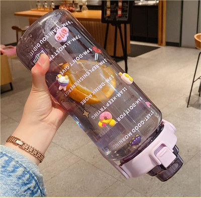 AK10ZONE 2000 ml Plastic Bottle(Pack of 1, Multicolor)
