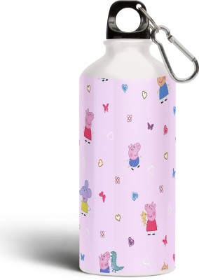 Nirmuk Peppa Pig Cartoon Printed Aluminium Sipper Bottle, Sipper, Bottle Peppa Pig 65 750 ml Water Bottle(Set of 1, Multicolor)